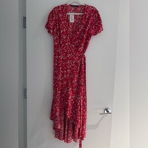 NWT Wrap Midi Dress
